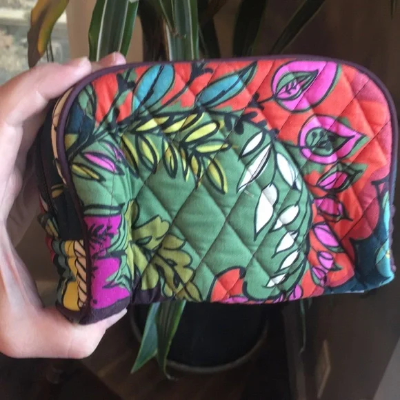 NWT Plastic Lined Vera Bradley small cosmetic bag - Picture 5 of 6